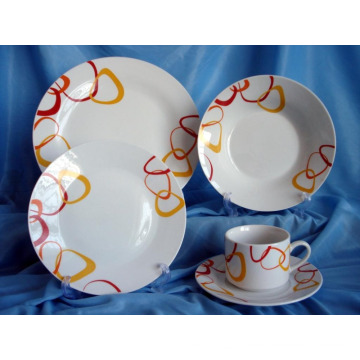 Haonai 210554 japanese style dinner set/elegance fine porcelain dinner set,20pcs 30pcs dinner set.